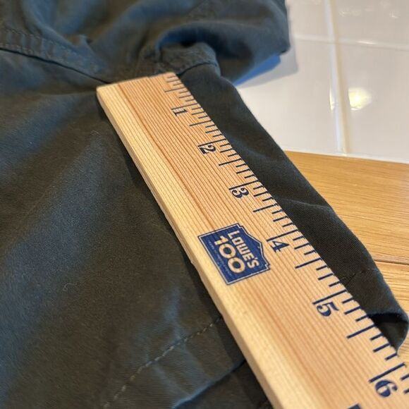 Zanerobe Men's Army Green Drawstring Shorts Elastic Waist Inseam 5” Size 36 - Picture 9 of 9